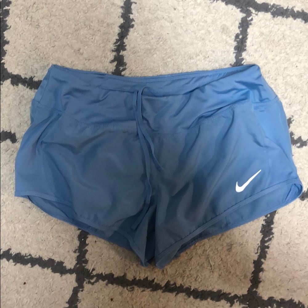 light blue nike running shorts!!